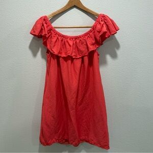 Tommy Bahama Pink 🌷🌸💖 Linen Blend Off-the-Shoulder Shift Dress Size M